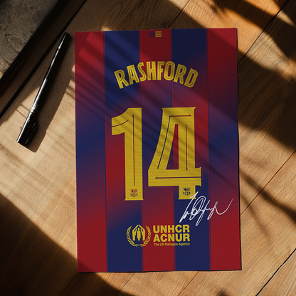 Rashford FC Barcelona 25/26 | A3(42x29,7cm)