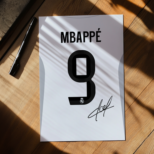 Mbappe Real Madryt 25/26 | A3 (42x29,7cm)