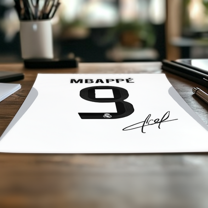 Mbappe Real Madryt 25/26 | A3 (42x29,7cm)