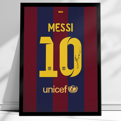 Messi FC Barcelona 14/15 | A3 (42x29,7cm)