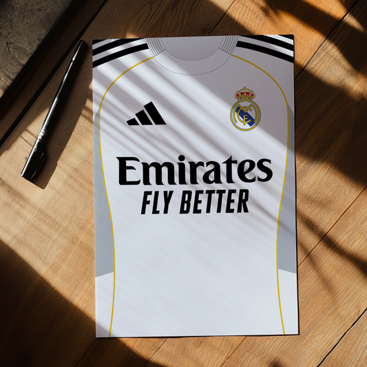 Real Madryt 25/26 | A3 (42x29,7cm)