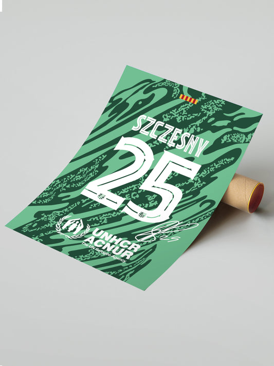 Wojciech Szczęsny A3 (42x29,7cm)